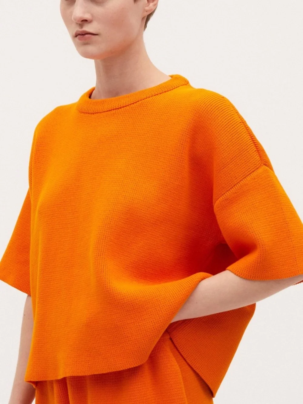 BABAA Jumper No35 In La Condesa babaà Eco-Color Chunky Cotton Knit Tee 2021 OS
